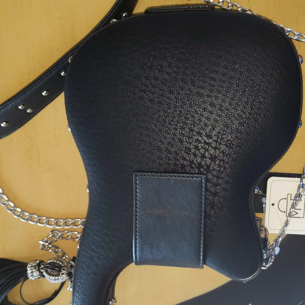 Hard Rock Mary Frances Leather Cross Body Guitar Bag 🎉HP🎉 - Picture 10 of 12